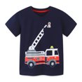 thumbnail image 1 of KAWELL Toddler Boys Summer Dinosaur Pattern T-Shirts Short Sleeve Top Size 2-7T, 1 of 6