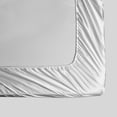 thumbnail image 3 of Yeacher Bedding Three Piece Set Household European and American Solid Color One Piece Imitation Silk, 3 of 8