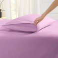 thumbnail image 4 of Empyrean Bedding Dream Lavender King Size Pillowcase Set, Soft Microfiber, Envelope Closure, 2 Pieces, 40" x 20", 4 of 4