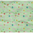thumbnail image 4 of oneOone Organic Cotton Poplin Twill Fabric Insect|Balloon & Clouds Nature Decor Fabric Printed BTY 42 Inch Wide, 4 of 4