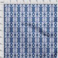 thumbnail image 3 of oneOone Cotton Poplin Fabric Diamond & Swirl Ikat Printed Craft Fabric BTY 42 Inch Wide, 3 of 4
