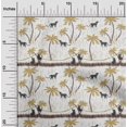 thumbnail image 1 of oneOone Soie Tabby Tissu Treeleopard & Singe Ikat Tissu Imprimé BTY 42 Pouces de Large, 1 of 1