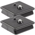 thumbnail image 1 of AMERTEER 2 Pcs Support de Trépied Plaque de Libération Rapide Trépied à Vis 1/4 Pouce Support de Caméra, 1 of 4