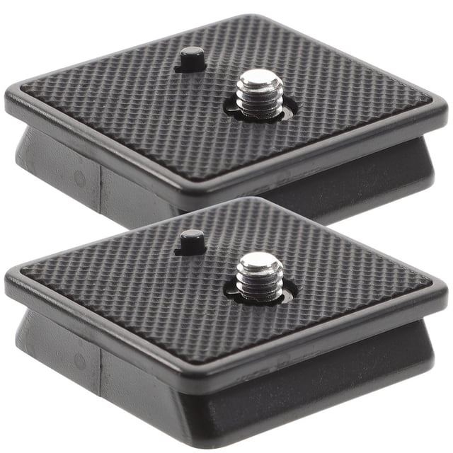 AMERTEER 2 Pcs Support de Trépied Plaque de Libération Rapide Trépied à Vis 1/4 Pouce Support de Caméra