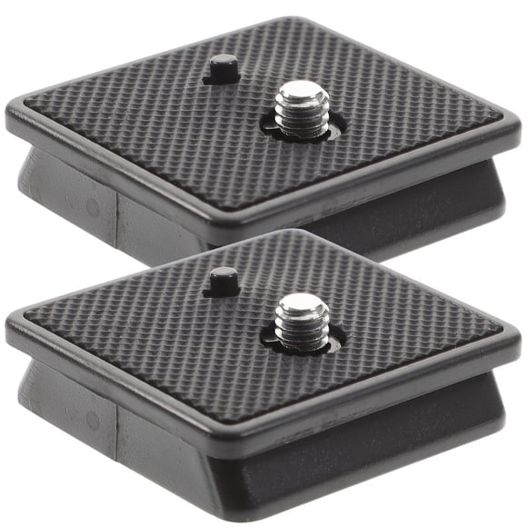 LEEYNEER 2pcs Tripod Mount Tripod Quick Release Plate 1/4 Inch Screw Tripod Camera Mount