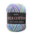 thumbnail image 1 of XZNGL Colorful Hand Knitting 50g Knitting Crochet Milk Soft Baby Cotton Wool Yarn A, 1 of 2