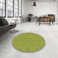 thumbnail image 4 of Ahgly Tapis d'Intérieur Lavable en Machine Carré Vert Pistache, 3 Pieds Carré, 4 of 7