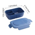 thumbnail image 3 of XYAIYT Microwaveable Silicone Lunch Box with Compartments for Meal Prep Sturdy and Eco Friendly Containers for Adults and Dishwasher Safe Food Storage Solution, 3 of 6