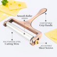 thumbnail image 4 of Cheese Slicer With Wire and Adjustable Thickness - Heavy Duty Stainless Steel - 2 Extra Wires Included-Copper, 4 of 4