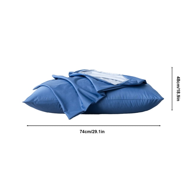 Dvruxg Pillow Protector 18.9x29.1in - Waterproof & Breathable Pillowcase, Machine Washable for Hotel, Home, Dorm