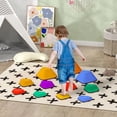 thumbnail image 2 of Qaba 11PCs Stepping Stones Kids, Non-Slip Stackable Balance Stepping Stone, 2 of 10