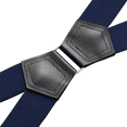 thumbnail image 3 of Buyless Fashion Bretelles pour Hommes - 48 Sangles Élastiques Ajustables 1 1/4 - Forme en X, 3 of 7