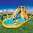 thumbnail image 2 of BANZAI Giant Inflatable Duck Blast Water Park with Pool, Bouncer & Slide, 2 of 7