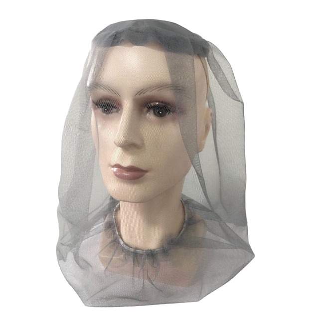 Mupvlun Filet de Tête Premium pour le Visage avec Trous Extra Fins, Couvre-Chef/masque Anti-Moustiques pour le Camping, la Randonnée, la Pêche, Protection contre les Insectes, les Insectes, les Abeilles et les Moustiques C