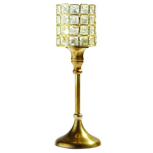 Jiallo 72929 Cristal Carré T-Lite sur Support - Grand