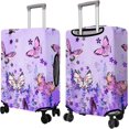 thumbnail image 5 of Travel Luggage Cover Suitcase Protector Fits 18-32 Inch Luggage Wheel Covers Patterned Travel Related Items Flower Luggage Protector Elastic Luggage Anti-scratch Suitcase Cover S, 5 of 5