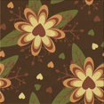 thumbnail image 1 of Ahgly Company Machine Washable Indoor Square Transitional Night Red Area Rugs, 7' Square, 1 of 7