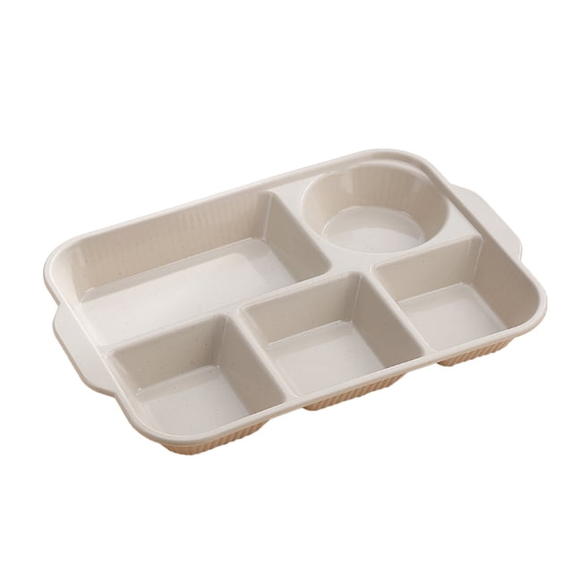Yhmxh Divided Plates Tray Dinnerware For Dinner Restaurant Family Party And Kitchen Microwave Dishwasher Safe Kitchen Utensils Set Kitchen Essentials Home and Kitchen Kitchen Tools