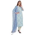 thumbnail image 2 of Phagun Ethnic Kurta Set For Womens W/Printed Dupatta Indian Tunic Designer Kurti Dress, 2 of 6