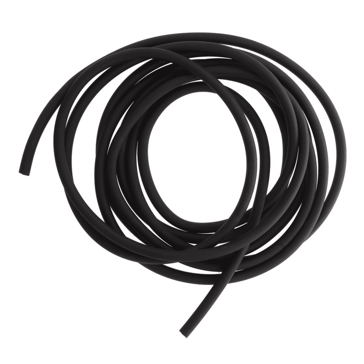 3X Tubing Exercise Rubber Resistance Band Catapult Dub Elastic, Black 2.5M