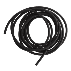 3X Tubing Exercise Rubber Resistance Band Catapult Dub Elastic, Black 2.5M