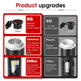 thumbnail image 3 of Wireless Electric Portable Espresso Coffee Machine for Camping Coffee Maker Capsule Powder Travel Coffee Maker A,1 x Coffee machine mainframe 1 x USB cable,Metal Gray, 3 of 6