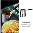 thumbnail image 5 of HORIALENCE Stainless Steel Fryer Pot for Kitchen Use Silver NonStick Deep Frying Pot for Gas Electric Stove 1Pc 2.8qt, 5 of 5