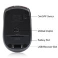 thumbnail image 1 of Souris de Jeu Sans Fil Réglable DPI 2.4G 6 Souris Sans Fil; 3 Boutons Réglables Souris Optique pour Ordinateur Portable Notebook PC, Bleu, 1 of 8