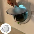 thumbnail image 3 of lionlar Porte pour Chat avec Rabat pour Chat à Verrouillage à 4 Voies pour Porte Intérieure Extérieure Blanc Blanc A, 3 of 9