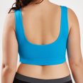 thumbnail image 4 of Women Pure Color Plus Size Ultra-thin Large Bra Sports Bra Full Bra Cup Tops, 4 of 9