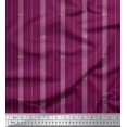 thumbnail image 1 of Soimoi Georgette Viscose Fabric Artistic Floral & Stripe Decor Fabric Printed Yard 42 Inch Wide, 1 of 3