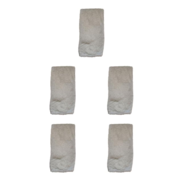 Decodeary Warm In Plush Over Knee Socks For Toasty Winter Days Comfortable Acrylic Fibers light grey 5Set