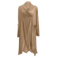 thumbnail image 4 of Birdeem Cardigan Manteau Long Ample Respirant en Mousseline Uni pour Femmes, 4 of 4
