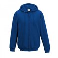 thumbnail image 1 of Awdis Plain Mens Hooded Full Zip Hoodie / Zoodie, 1 of 2