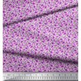 thumbnail image 2 of Soimoi Polyester Crepe Fabric Flower Watercolor Print Sewing Fabric Yard 42 Inch Wide, 2 of 3