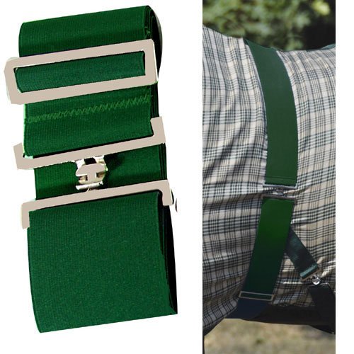 Intrepid International Elastic Blanket Surcingle, Hunter Green