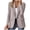Beige, variant on Summer Blazers Women's Fashion Solid Button Suit Coat Long Sleeve Hatless Casual Coat/Jackets Ladies Blazers Beige XL