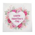 thumbnail image 1 of D Valentine Heart Print Party Napkins Disposable Paper Napkins For Romantic Dinner Table Decor Set Of 20 Sheets Soft Absorbent Facial Tissues, 1 of 6