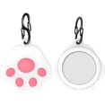 thumbnail image 1 of XYCCY Étui en Silicone Patte de Chat Mignon, Housse de Protection Anti-Perte et Sécuritaire, Étui de Protection Portable Compatible avec AirTagST-001, 1 of 5