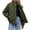 Army Green, variant on Jackets for Women Fits to Size Jean Jacket Women Home Daily