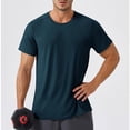 thumbnail image 4 of Taqqpue Men's UPF 50+ Sun Protection Shirts Swim SPF UV Quick Dry Short Sleeve T-Shirts for Athletic Fishing Rash Guard Performance Shirt, 4 of 7