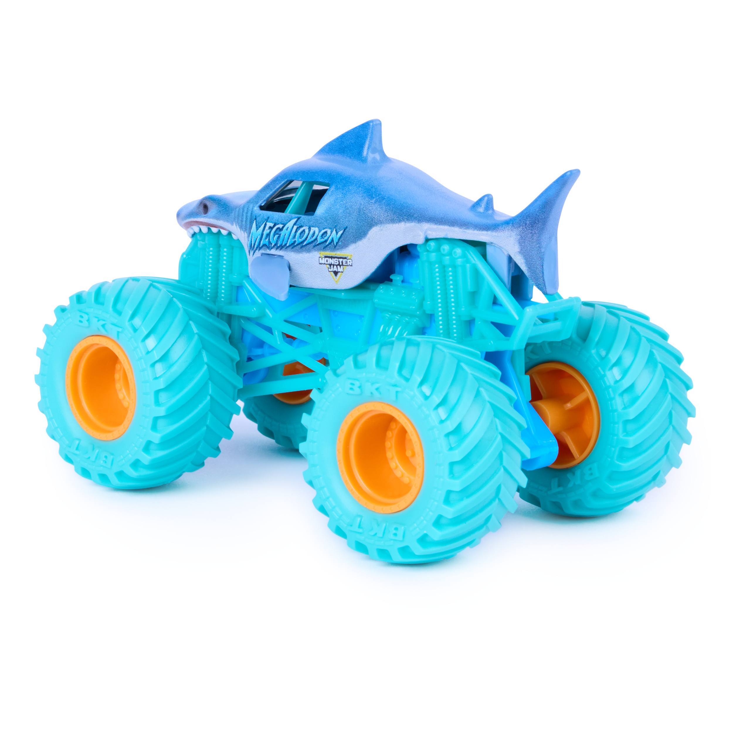Monster Jam, Official Megalodon Monster Truck, Die-Cast Vehicle, 1:64 Scale, Kids Toys for Boys Ages 3 and up