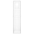 thumbnail image 2 of vidaXL Gabion Basket Posts 2 pcs 40x40x180 cm Iron, 2 of 4