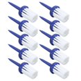 thumbnail image 1 of 10 Pcs T-Shirts Type Brosse, Faible Résistance Plus de Distance Hauteur Uniforme T-Shirts en Plastique pour la Formation des Conducteurs, 1 of 8