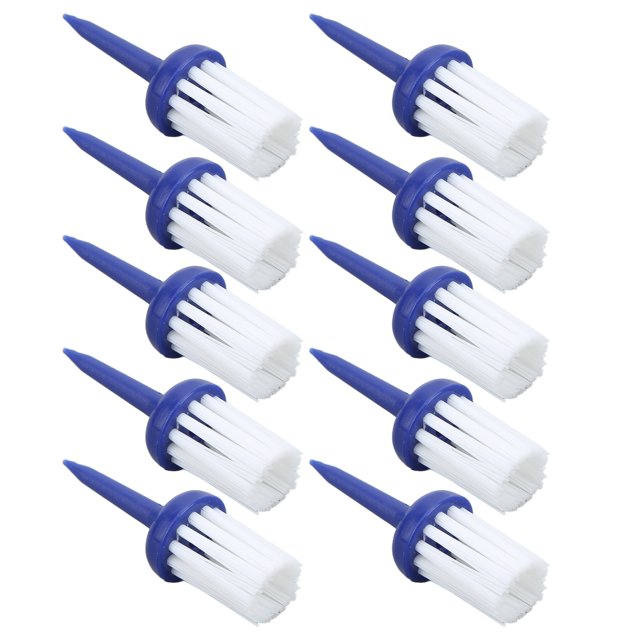 10 Pcs T-Shirts Type Brosse, Faible Résistance Plus de Distance Hauteur Uniforme T-Shirts en Plastique pour la Formation des Conducteurs