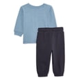 thumbnail image 2 of George Baby Boys' Two Piece Jogger Set, 2 of 2