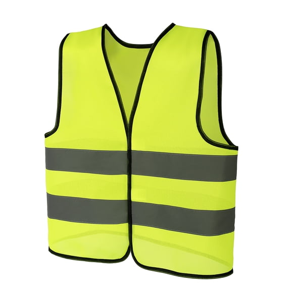 GOGO Child Reflective Vest Running Apron For Outdoors Sports, Safety Vest, Preschool Uniforms-NeonGreen-L
