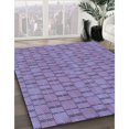 thumbnail image 3 of Ahgly Company Tapis de Zone Rond d'Intérieur Lavable à la Machine, Transitionnel, Violet Mimosa Violet, 8 Pieds Rond, 3 of 7