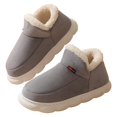 thumbnail image 2 of Pantoufles d'Hiver pour Hommes Adultes Pantoufles Chaudes Pantoufles d'Hiver Hommes Pantoufles d'Intérieur Hommes Chaussures d'Intérieur Pantoufles d'Intérieur en Molleton pour Hommes 10, 2 of 5
