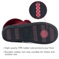thumbnail image 4 of VONMAY Bottes Pantoufles Duveteuses pour Femmes Bottillons en Mousse Mémoire Chaussures de Maison Intérieur Extérieur, 4 of 5